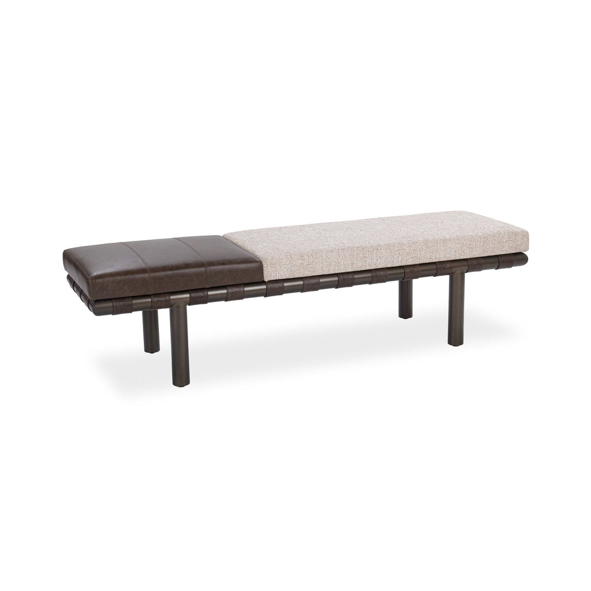 Brooklyn - Accent Bench - Coco Latte - Select Living Furniture - Upholstered Benches - Classic Home - 53002133 - Brooklyn - Accent Bench - Coco Latte -