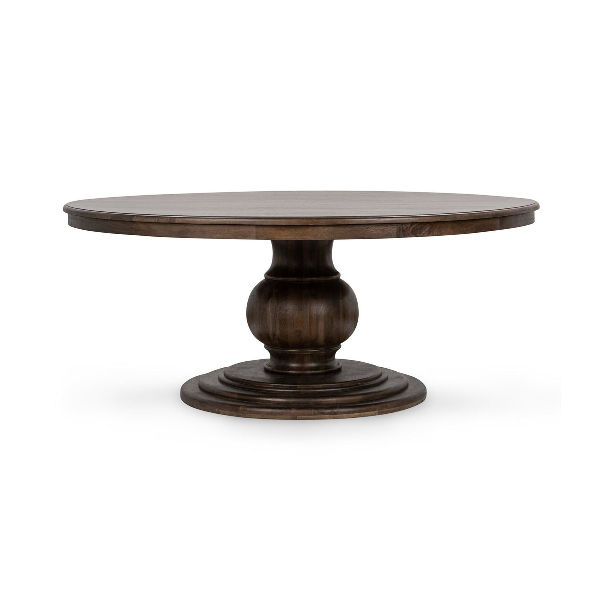 Brookside - Round Dining Table - Select Living Furniture - Dining Tables - Classic Home - 51011994 - Dark Brown -72"W x 72"D x 30"H - Brookside - Round Dining Table -