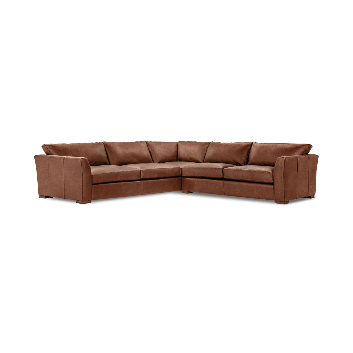 Bryson - 3 Piece Sectional - ElPaso - Select Living Furniture - Stationary Sectionals - Classic Home - 5319SC3LSD - Lush Saddle - Bryson - 3 Piece Sectional - ElPaso -