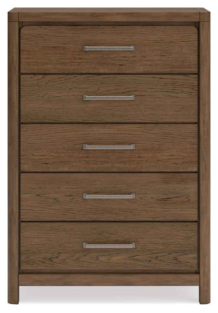 Cabalynn - Five Drawer Chest - Light Brown - Select Living Furniture - Accent Chests - Signature Design by Ashley® - B974-46 - Cabalynn - Five Drawer Chest - Light Brown -