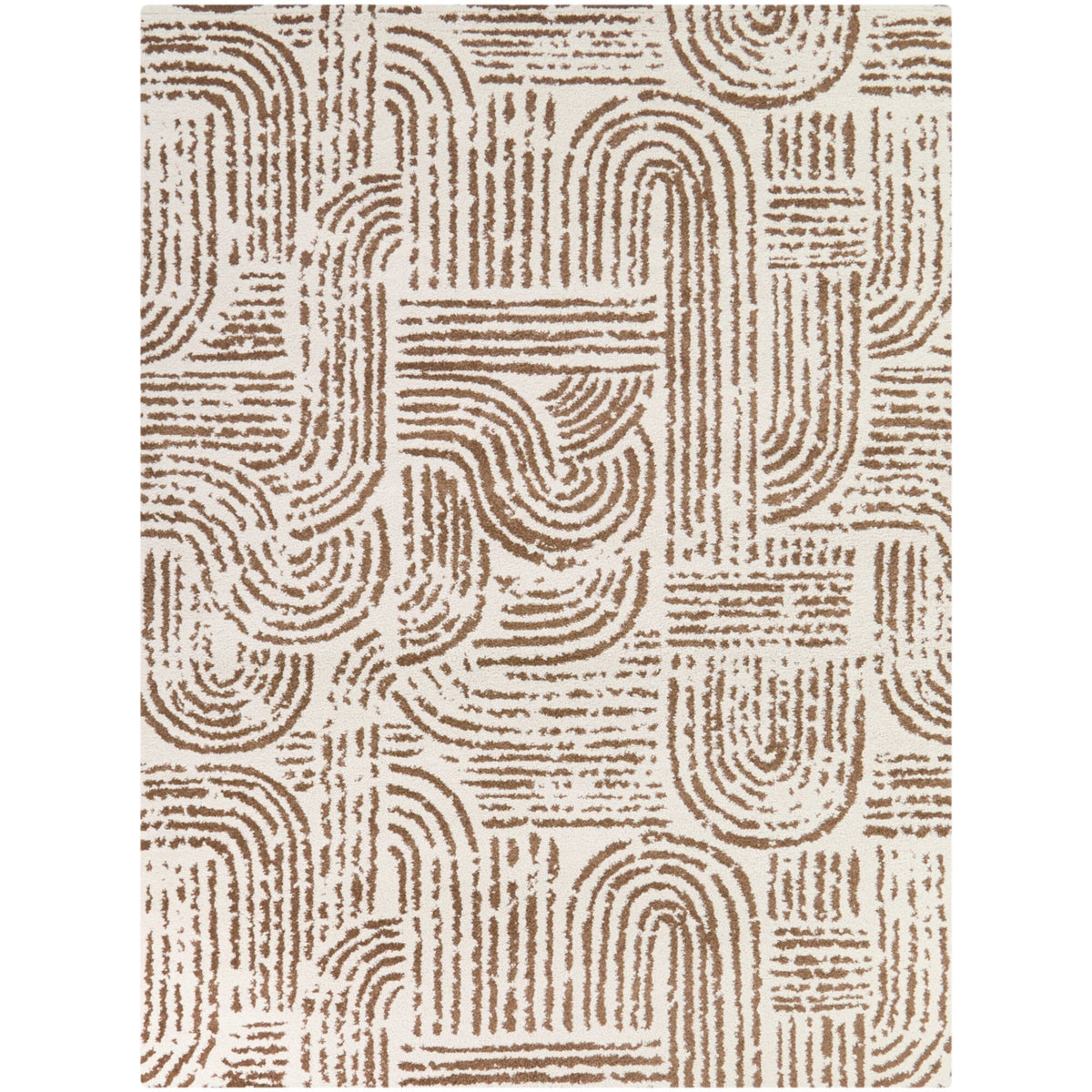 Campini - Modern Arches Rug - Select Living Furniture - Rugs - Balta Rugs -  - 5' 3" x 7' -Rust 61653-169 - Campini - Modern Arches Rug -
