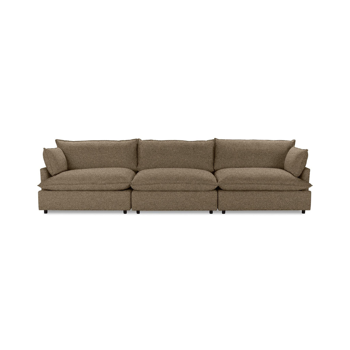 Caplan - Modular Sectional - Select Living Furniture - Stationary Sectionals - Classic Home - 5308SC321606 - Mink Brown -3 Pc. Modular Sectional - Caplan - Modular Sectional -