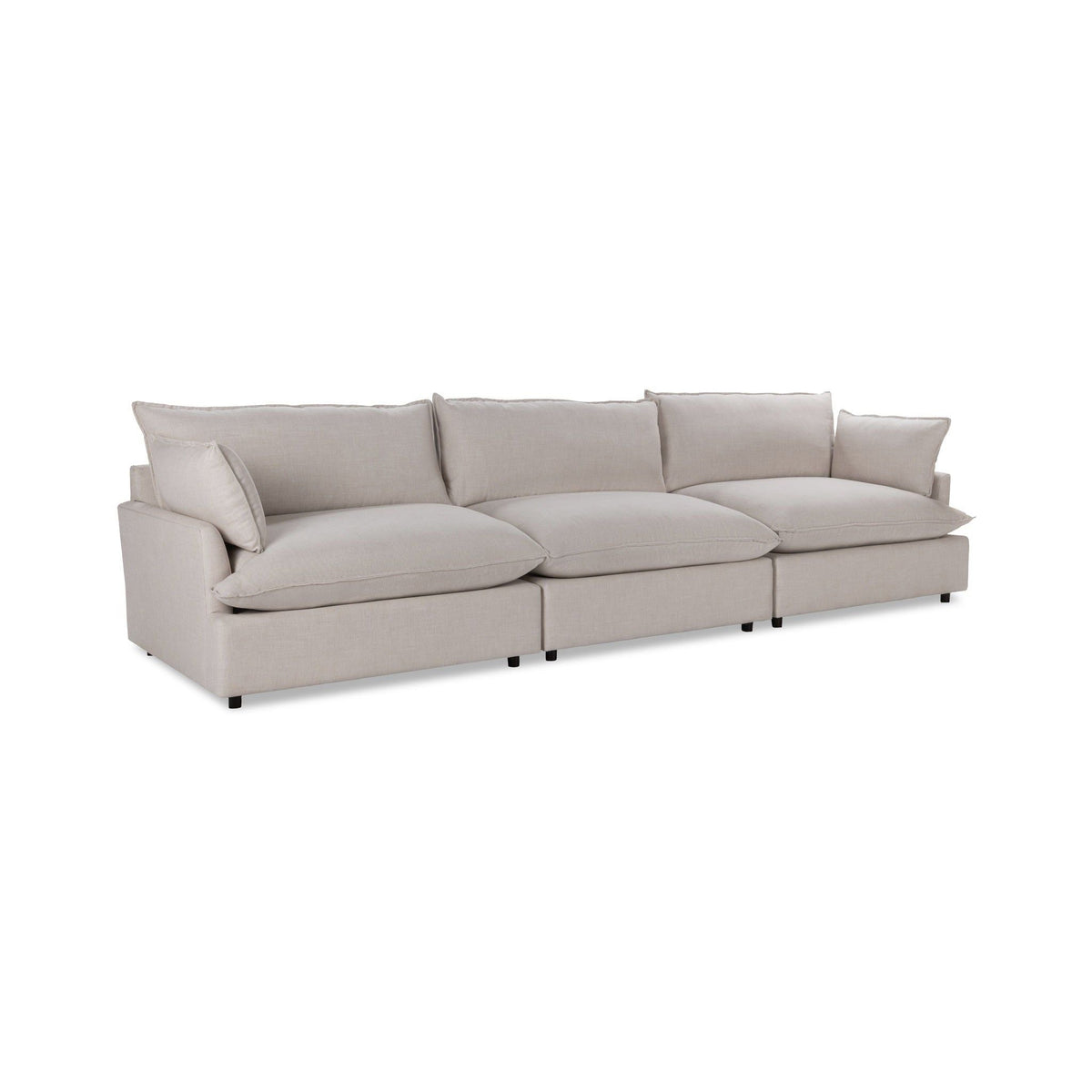 Caplan - Modular Sectional - Select Living Furniture - Stationary Sectionals - Classic Home - 5308SC3DFL - Dawn White -3 Pc. Modular Sectional - Caplan - Modular Sectional -