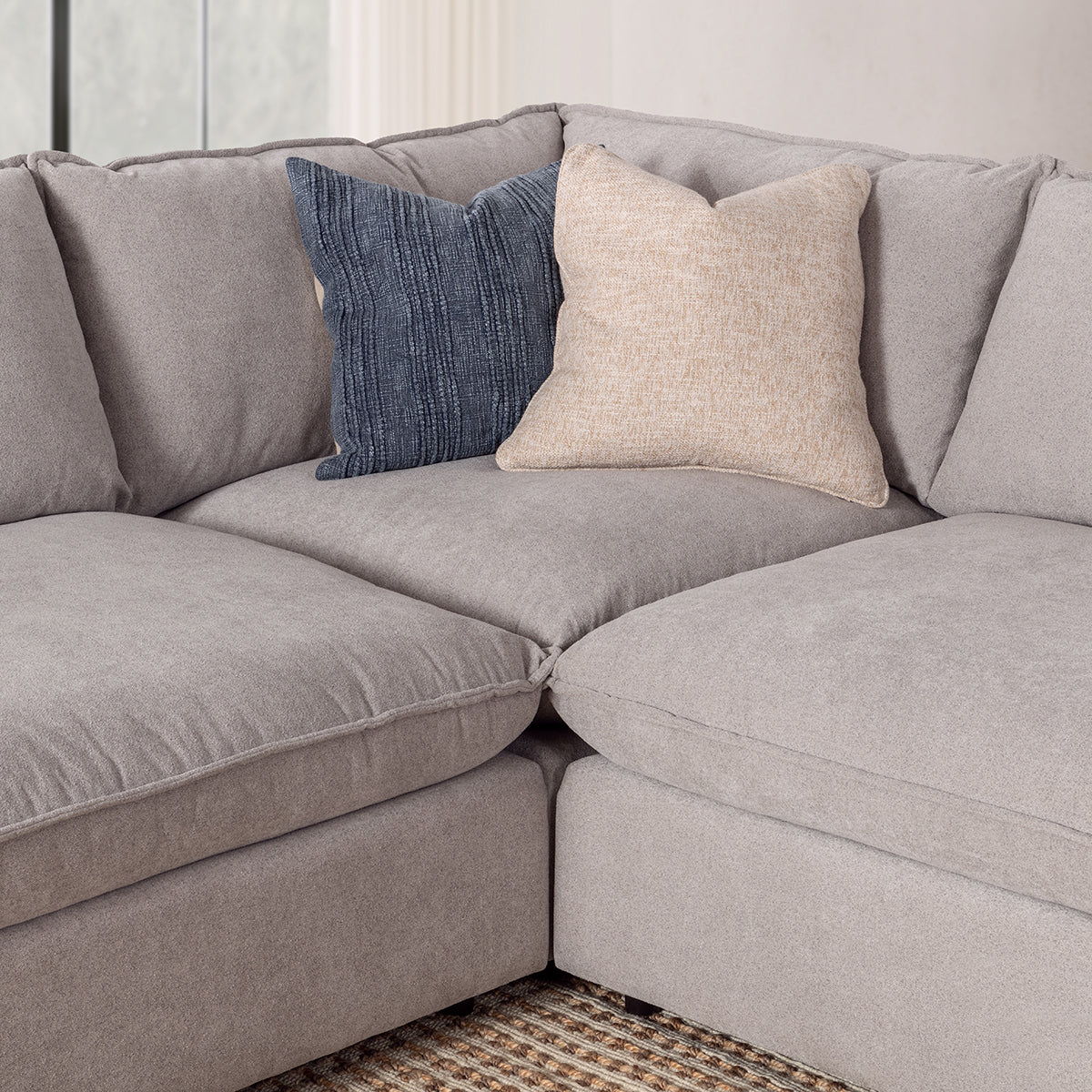 Caplan - Modular Sectional - Select Living Furniture - Stationary Sectionals - Classic Home - 5308SC321901 - Tan -3 Pc. Modular Sectional - Caplan - Modular Sectional -