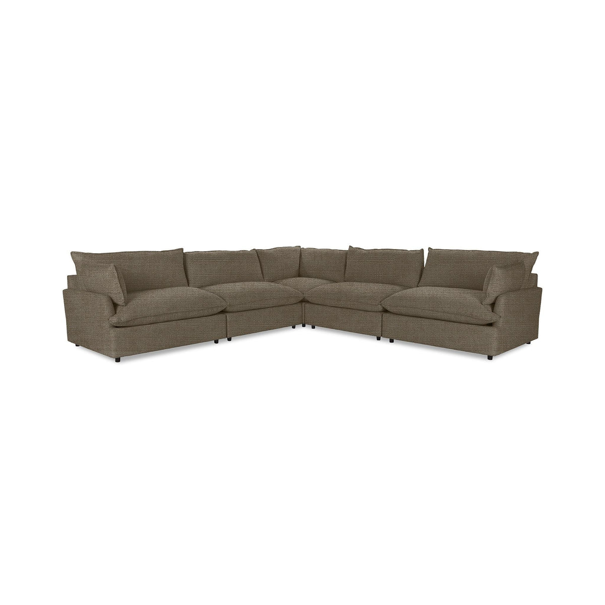 Caplan - Modular Sectional - Select Living Furniture - Stationary Sectionals - Classic Home - 5308SC52001 - Putty -5 Pc. Modular Sectional - Caplan - Modular Sectional -