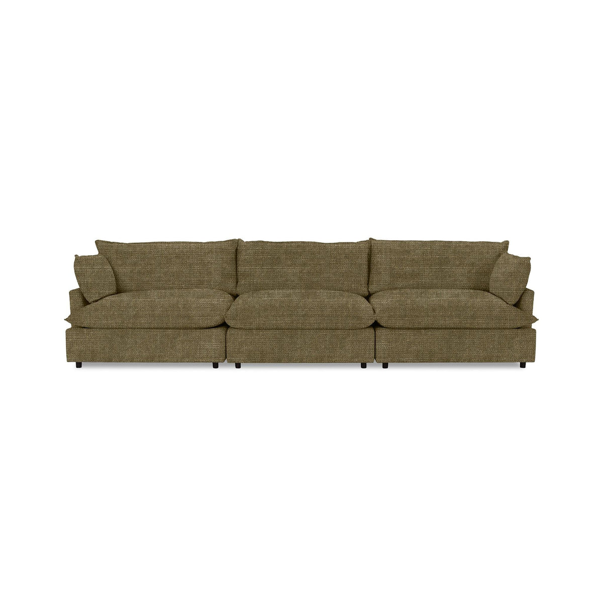 Caplan - Modular Sectional - Select Living Furniture - Stationary Sectionals - Classic Home - 5308SC322002 - Soft Olive -3 Pc. Modular Sectional - Caplan - Modular Sectional -