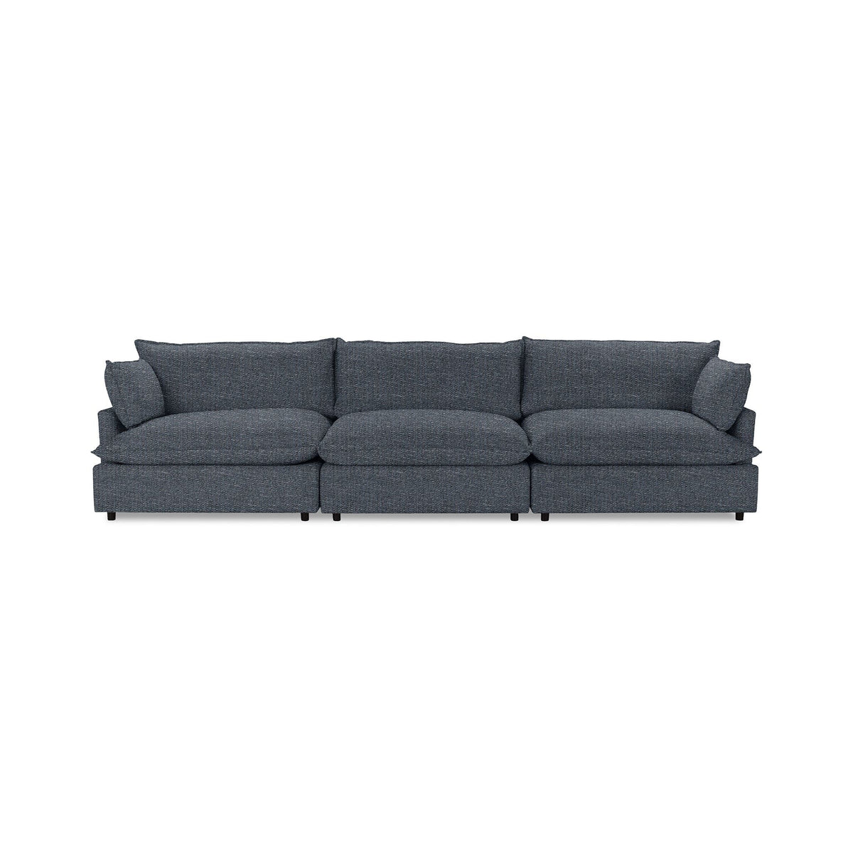 Caplan - Modular Sectional - Select Living Furniture - Stationary Sectionals - Classic Home - 5308SC322102 - Midnight Denim -3 Pc. Modular Sectional - Caplan - Modular Sectional -