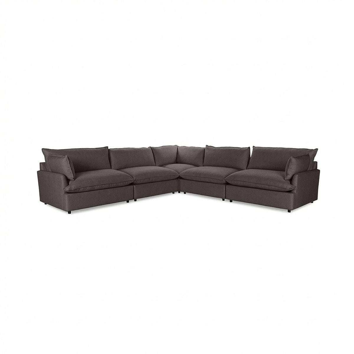 Caplan - Modular Sectional - Select Living Furniture - Stationary Sectionals - Classic Home - 5308SC5LCO - Lush Chocolate -5 Pc. Modular Sectional - Caplan - Modular Sectional -