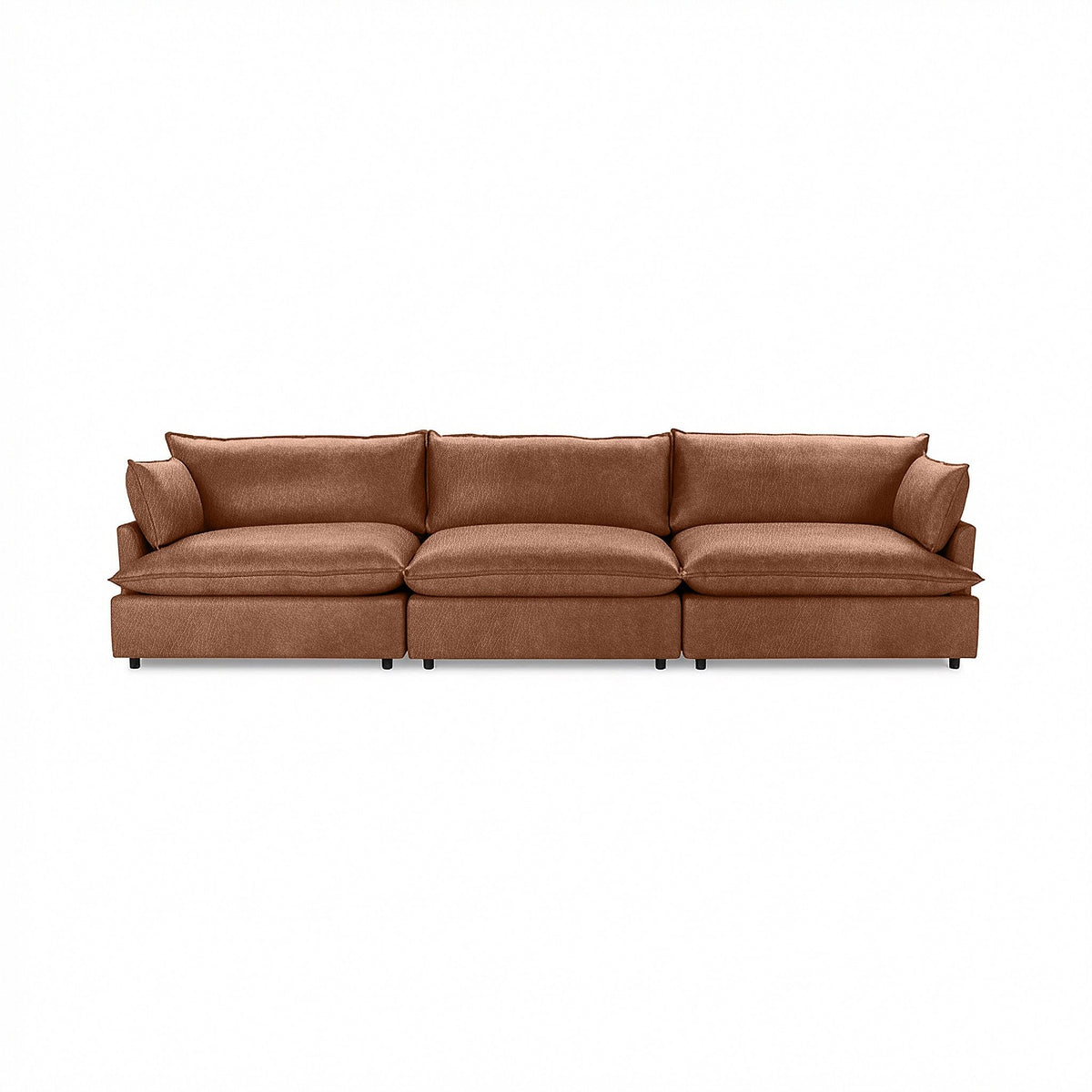 Caplan - Modular Sectional - Select Living Furniture - Stationary Sectionals - Classic Home - 5308SC3LSD - Lush Saddle -3 Pc. Modular Sectional - Caplan - Modular Sectional -