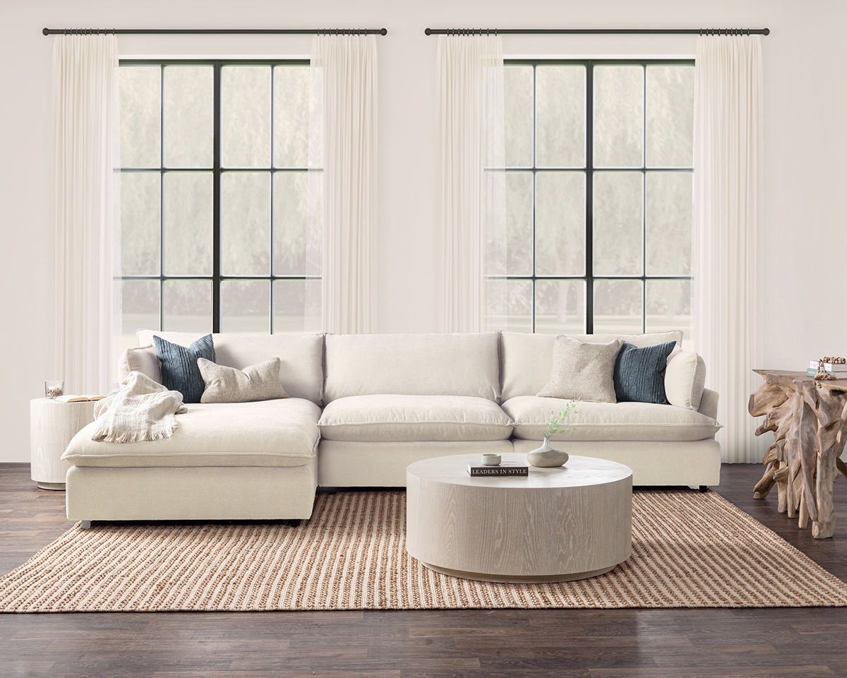 Caplan - Modular Sectional - Select Living Furniture - Stationary Sectionals - Classic Home - 5308SC321901 - Tan -3 Pc. Modular Sectional - Caplan - Modular Sectional -