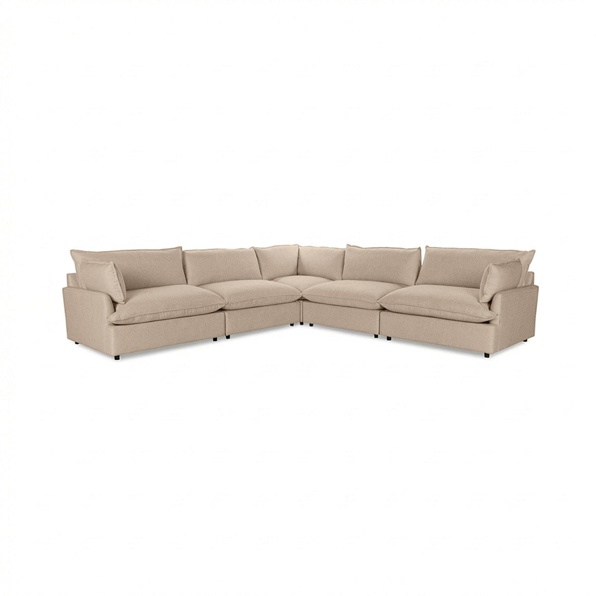 Caplan - Modular Sectional - Select Living Furniture - Stationary Sectionals - Classic Home - 5308SC5LCM - Lush Cashmere -5 Pc. Modular Sectional - Caplan - Modular Sectional -
