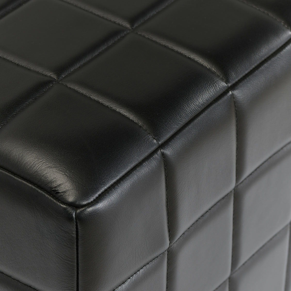 Carlo - Square Ottoman - Select Living Furniture - Upholstered Ottomans - Classic Home - 53002005 - Black - Carlo - Square Ottoman -
