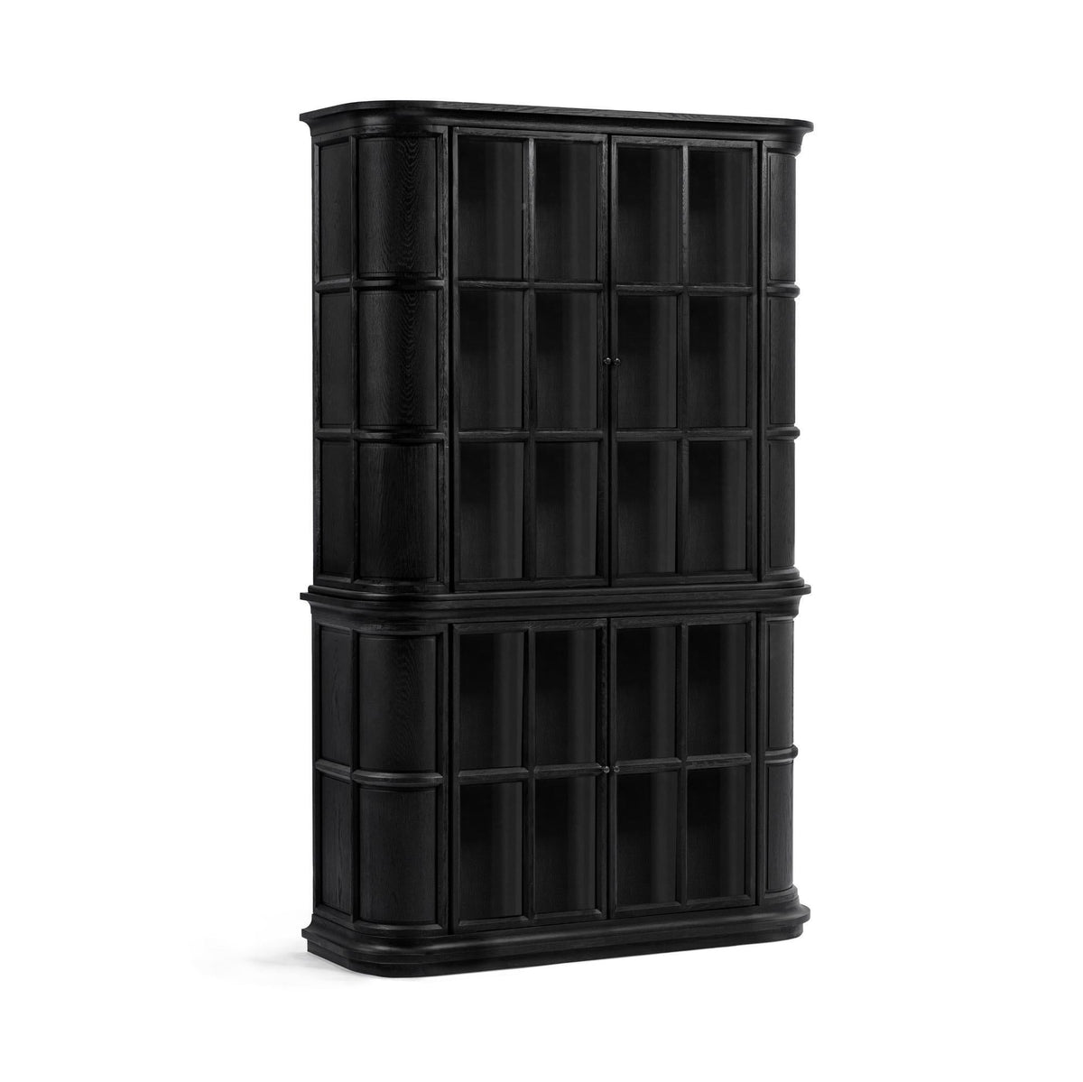 Carson - Display Cabinet - Loft Black - Select Living Furniture - Display Cabinets - Classic Home - 52004771 - Carson - Display Cabinet - Loft Black -