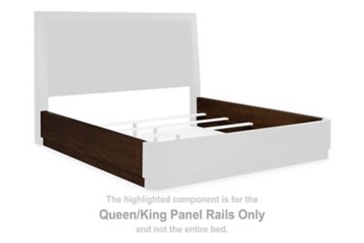 Dilenno - Dark Brown - Queen/King Panel Rails