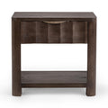 Baylee - 1 Drawer Nightstand - Cocoa Brown