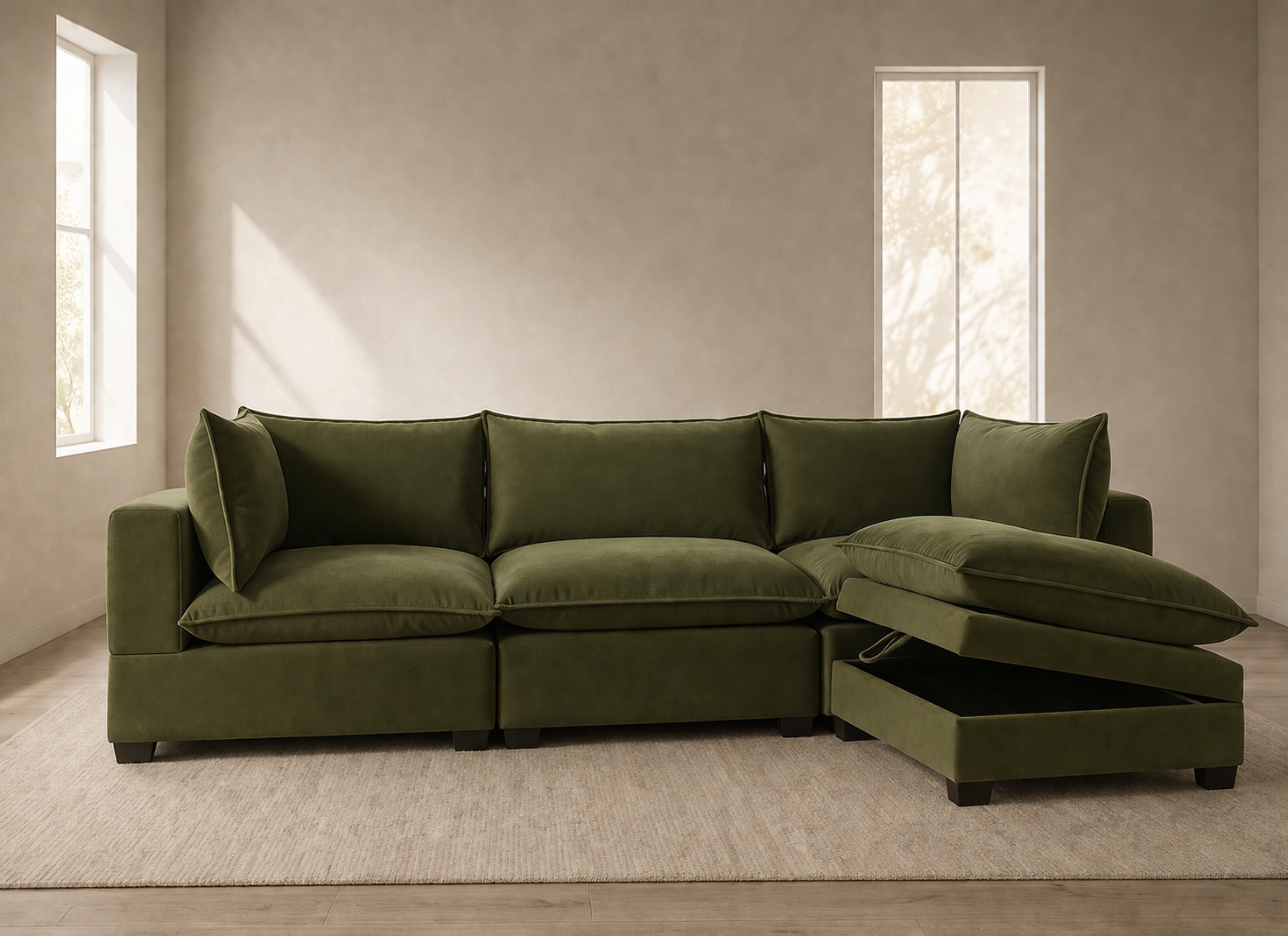Apollo Modular Cloud Sectional - Select Living Furniture