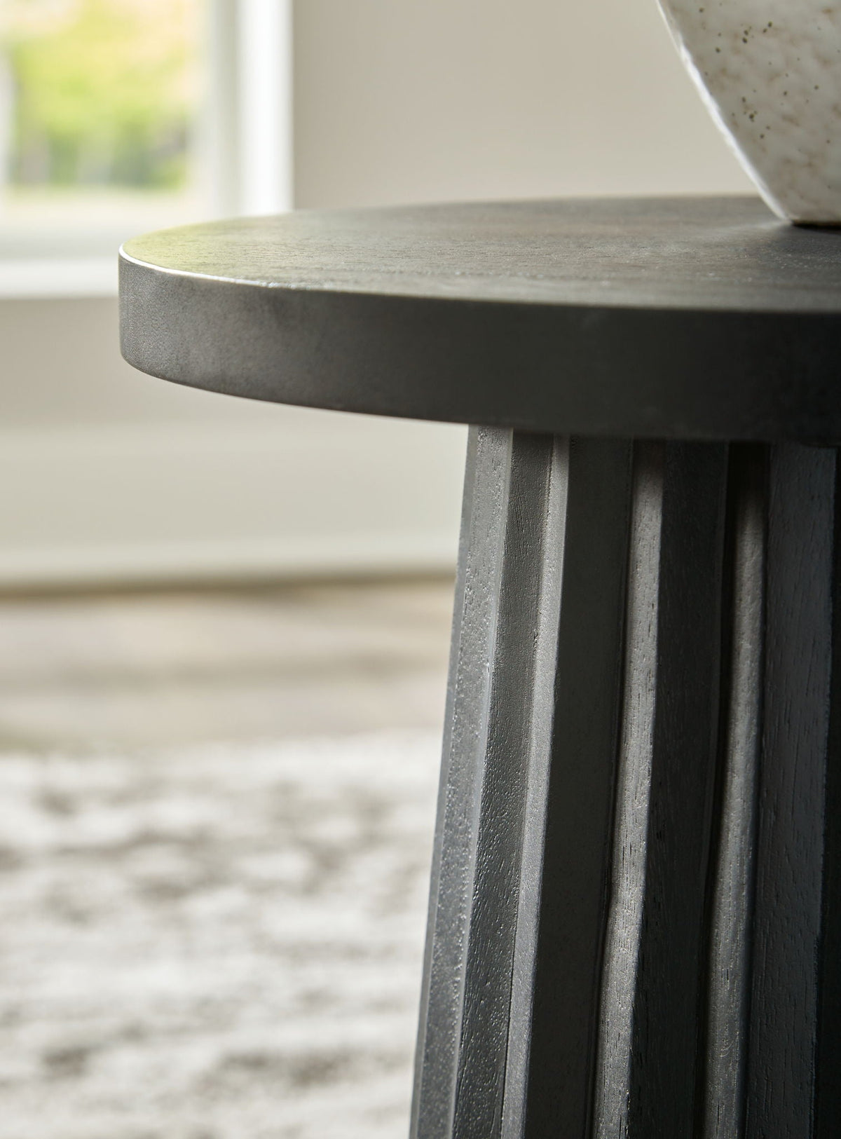 Ceilby - Accent Table - Select Living Furniture - Accent Tables - Signature Design by Ashley® - A4000603 - Black -14''W x 14''D x 21''H - Ceilby - Accent Table -