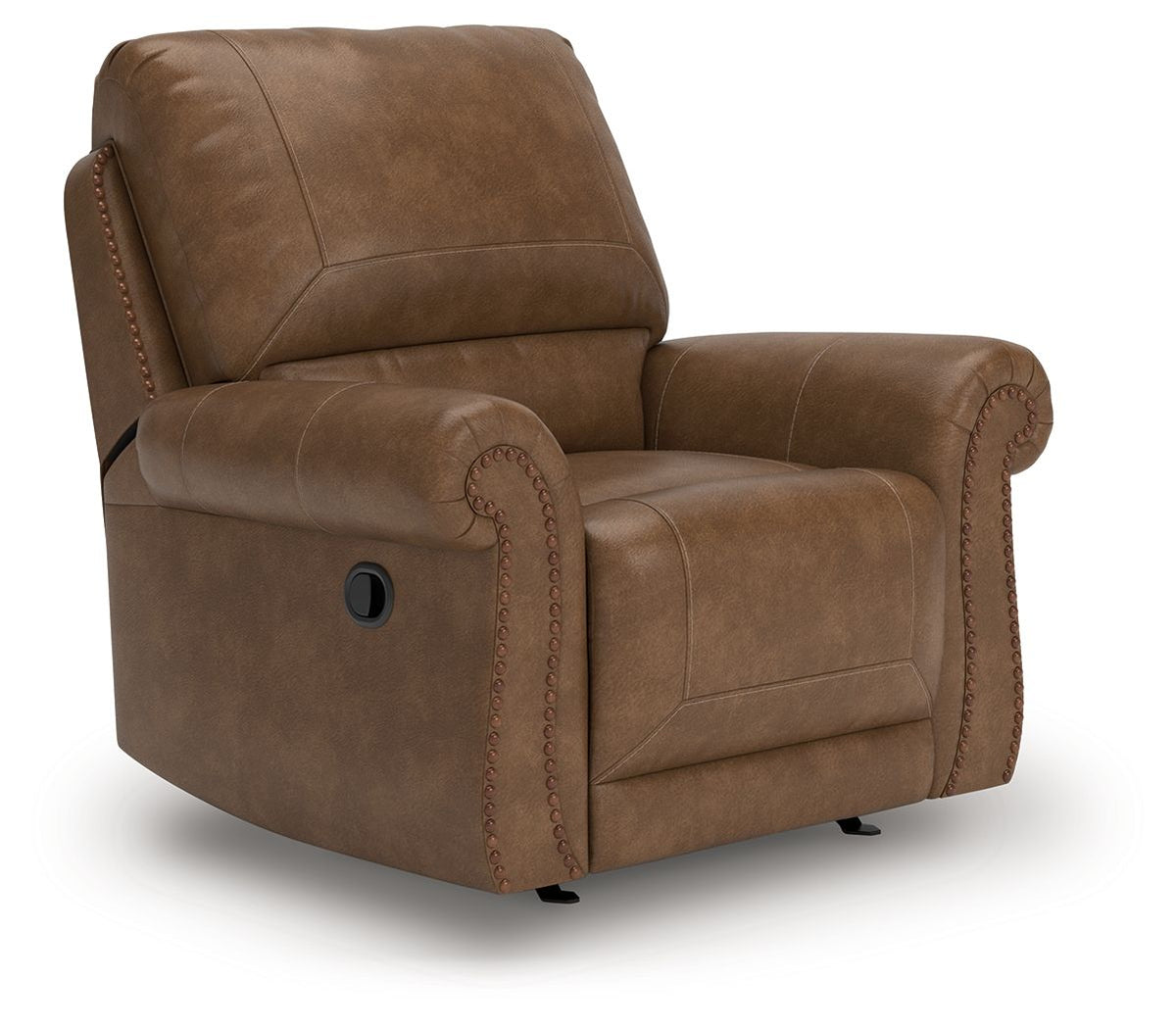 Chasemore - Swivel Glider Recliner - Select Living Furniture - Swivel Glider Chairs - Signature Design by Ashley® - PC5590261 - Dark Brown - Chasemore - Swivel Glider Recliner -