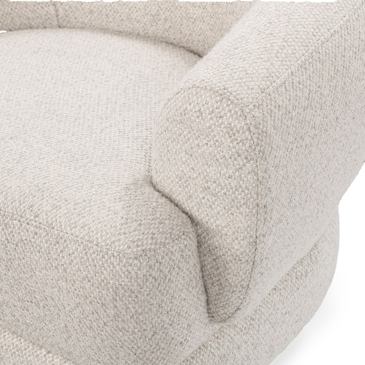 Chassia - Swivel Accent Chair - Dusty Beige - Select Living Furniture - Swivel Chairs - Classic Home - 53006304 - Chassia - Swivel Accent Chair - Dusty Beige -