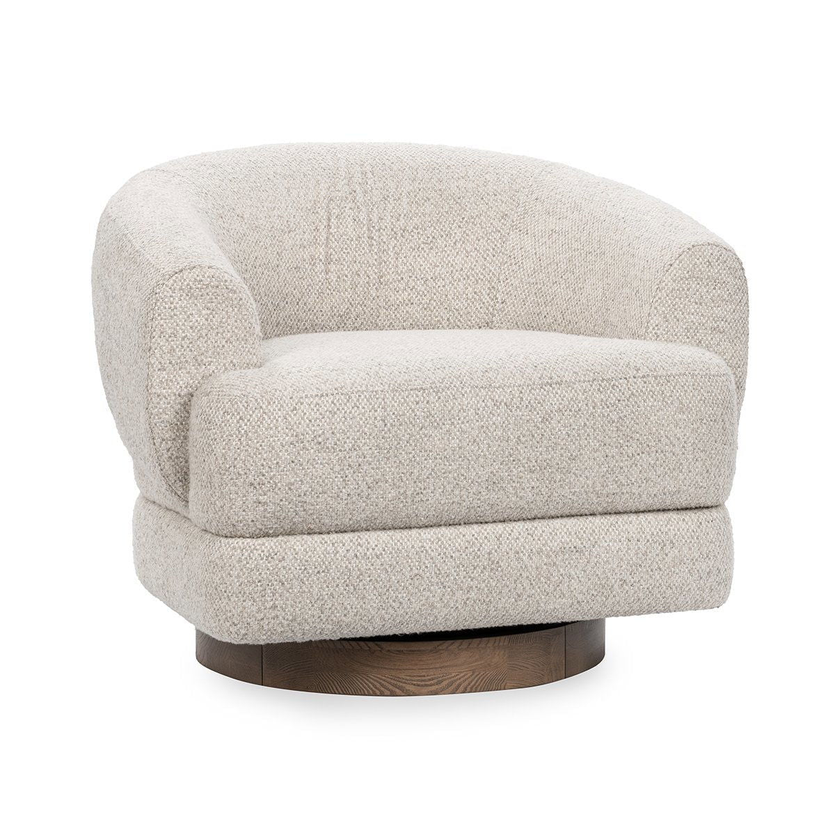 Chassia - Swivel Accent Chair - Dusty Beige - Select Living Furniture - Swivel Chairs - Classic Home - 53006304 - Chassia - Swivel Accent Chair - Dusty Beige -
