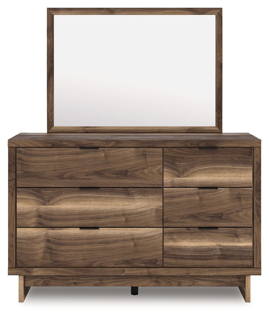 Chirason - Dresser And Mirror - Brown - Select Living Furniture - Dresser & Mirror - Signature Design by Ashley® - PCB3367B20 - Chirason - Dresser And Mirror - Brown -