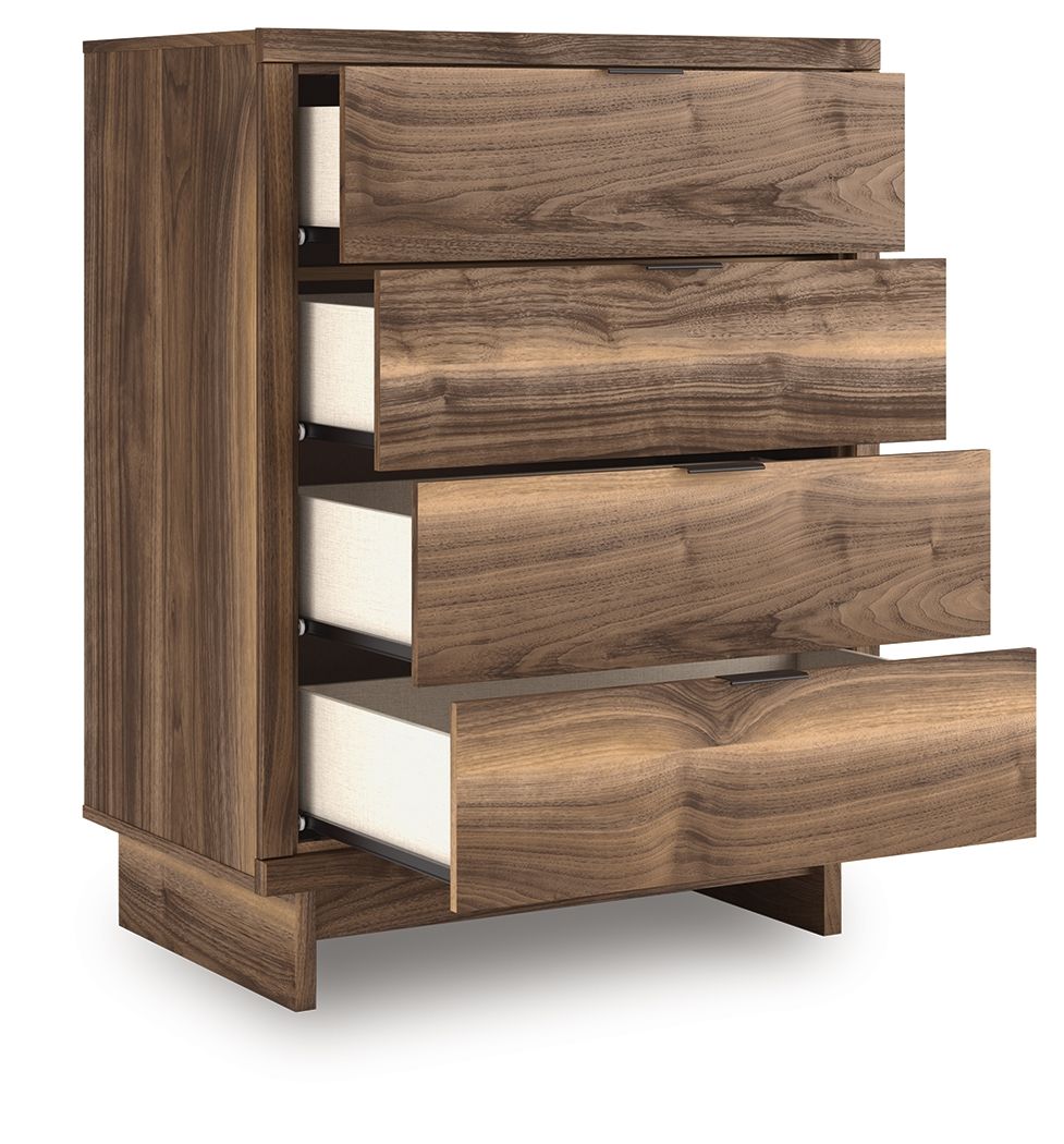 Chirason - Four Drawer Chest - Brown - Select Living Furniture - Accent Chests - Signature Design by Ashley® - PCB3367-244 - Chirason - Four Drawer Chest - Brown -