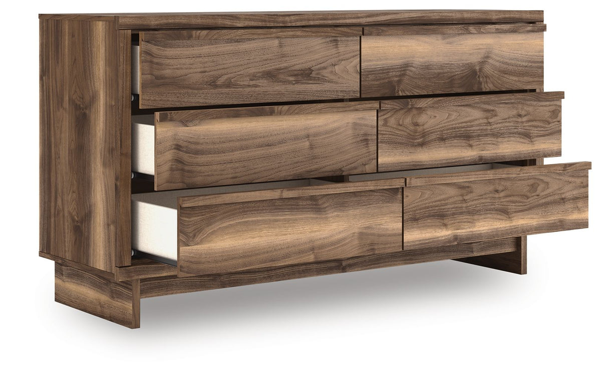 Chirason - Six Drawer Dresser - Brown - Select Living Furniture - Dressers - Signature Design by Ashley® - PCB3367-231 - Chirason - Six Drawer Dresser - Brown -