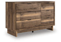Chirason - Six Drawers Dresser - Select Living Furniture - Dressers - Signature Design by Ashley® - PCB3367-221 - Dark Brown -Dressers - Chirason - Six Drawers Dresser -