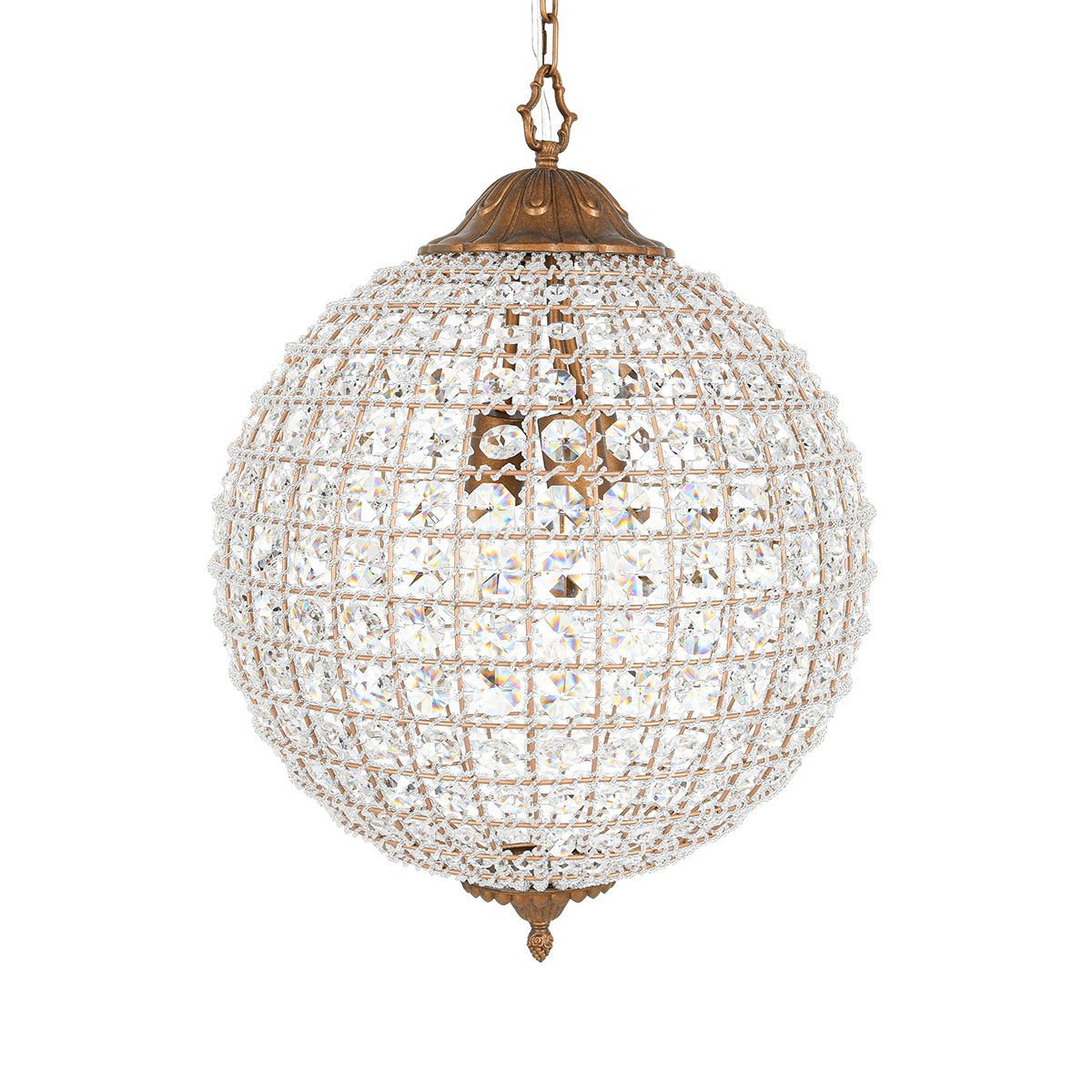 Cimberleigh - Chandelier - Select Living Furniture - Chandeliers - Classic Home - 56003499 - Brass -18"W x 18"D x 24"H - Cimberleigh - Chandelier -