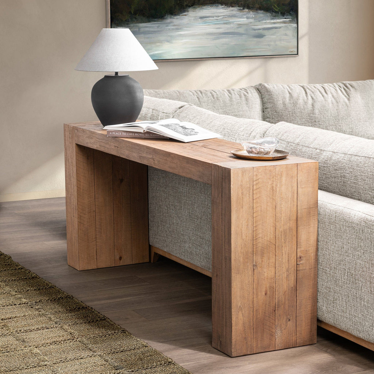 Clayton - Table For Living Room - Select Living Furniture - Coffee Tables - Classic Home - 51031887 - Sunfield -Console Tables - Clayton - Table For Living Room -