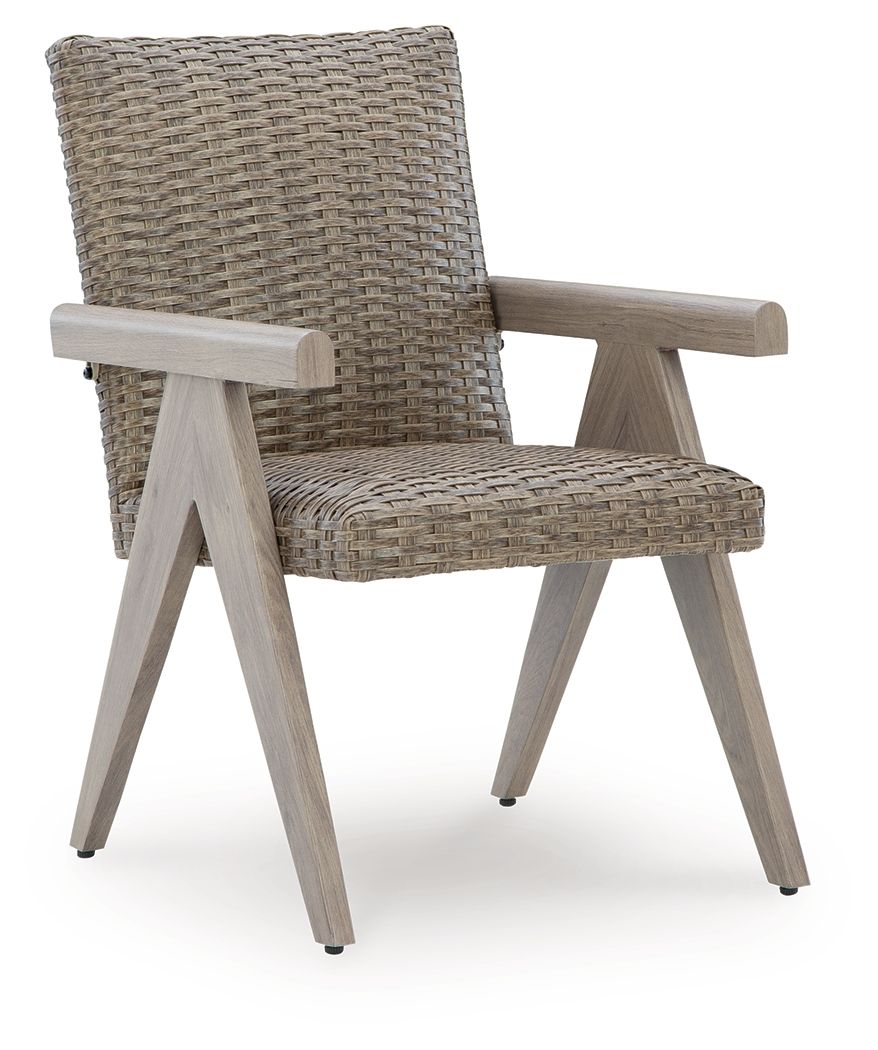 Cliff Trails - Arm Chair (Set of 2) - Beige - Select Living Furniture - Chair Sets - Signature Design by Ashley® - PCP690-601A - Cliff Trails - Arm Chair (Set of 2) - Beige -