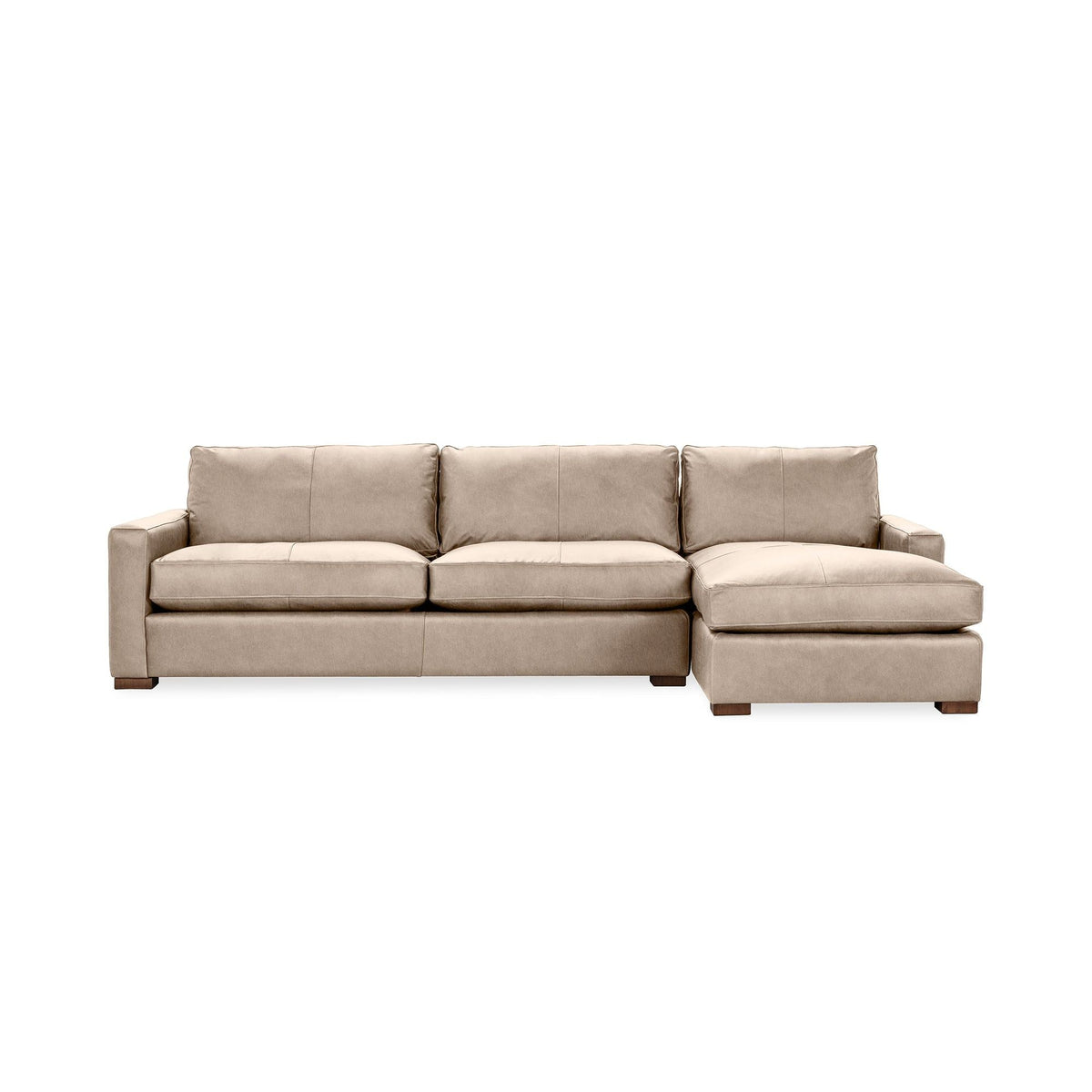 Coburn - Chaise Sofa - Select Living Furniture - Stationary Sectionals - Classic Home - 5317RCHLCM - Lush Cashmere -Right Arm Facing Chaise - Coburn - Chaise Sofa -