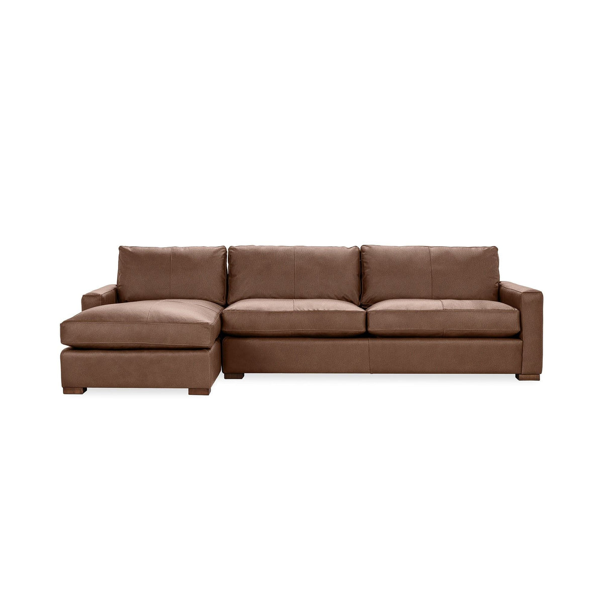 Coburn - Chaise Sofa - Select Living Furniture - Stationary Sectionals - Classic Home - 5317LCHLSD - Lush Saddle -Left Arm Facing Chaise - Coburn - Chaise Sofa -