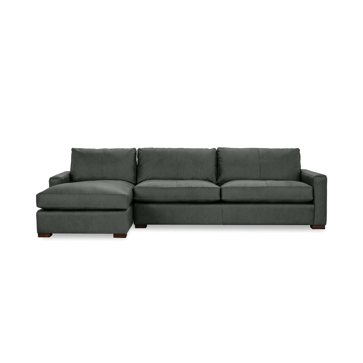 Coburn - Chaise Sofa - Select Living Furniture - Stationary Sectionals - Classic Home - 5317LSF1902 - Hunter Green -Left Arm Facing Chaise - Coburn - Chaise Sofa -