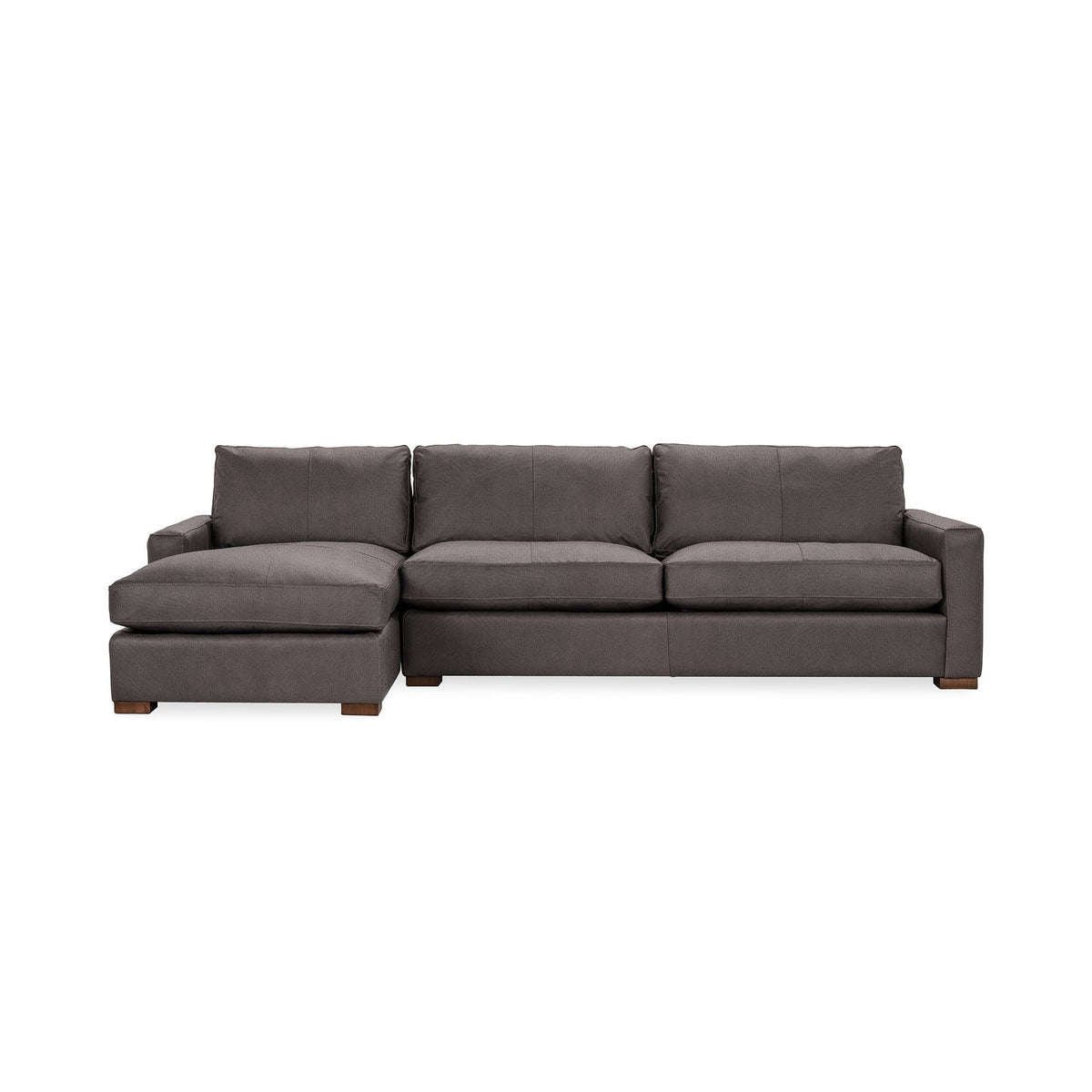 Coburn - Chaise Sofa - Select Living Furniture - Stationary Sectionals - Classic Home - 5317LCHLCO - Lush Chocolate -Left Arm Facing Chaise - Coburn - Chaise Sofa -