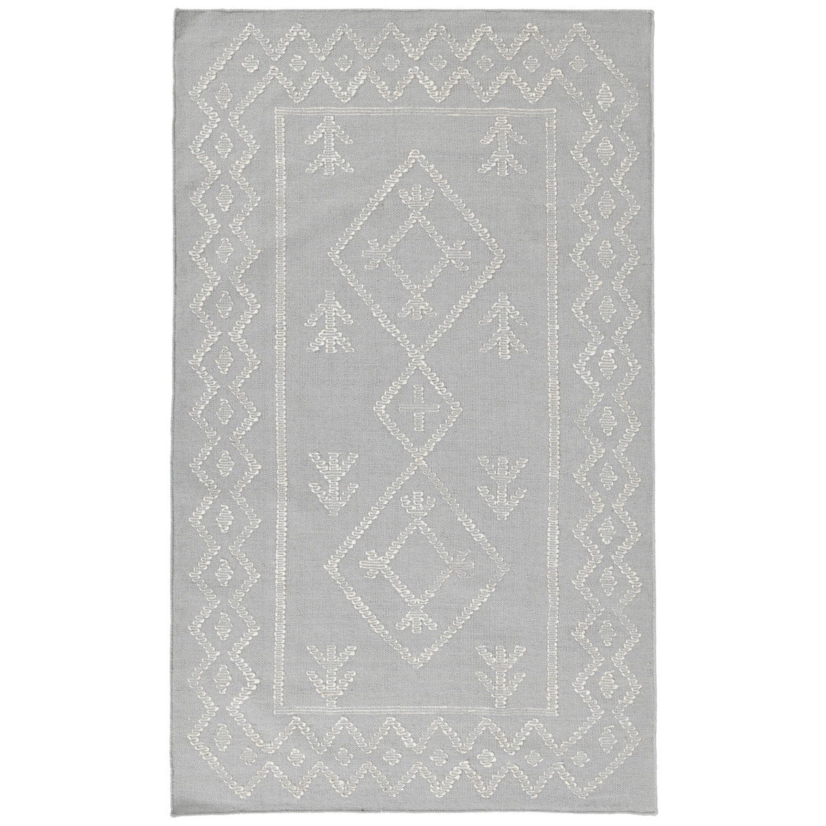 Comporta - 2' x 3' Lagos Rug - Gray / Ivory - Select Living Furniture - Area Rugs - Classic Home - 30091270 - Comporta - 2' x 3' Lagos Rug - Gray / Ivory -