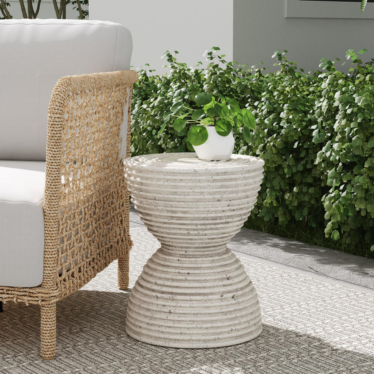 Corey - Outdoor Accent Table - Light Gray - Select Living Furniture - End Tables - Classic Home - 51031462 - Corey - Outdoor Accent Table - Light Gray -