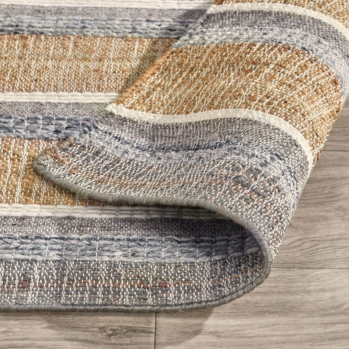 Coronado - Rug - Select Living Furniture - Runner Rugs - Classic Home - 30090884 - Natural Blue Multi -5' x 8' - Coronado - Rug -