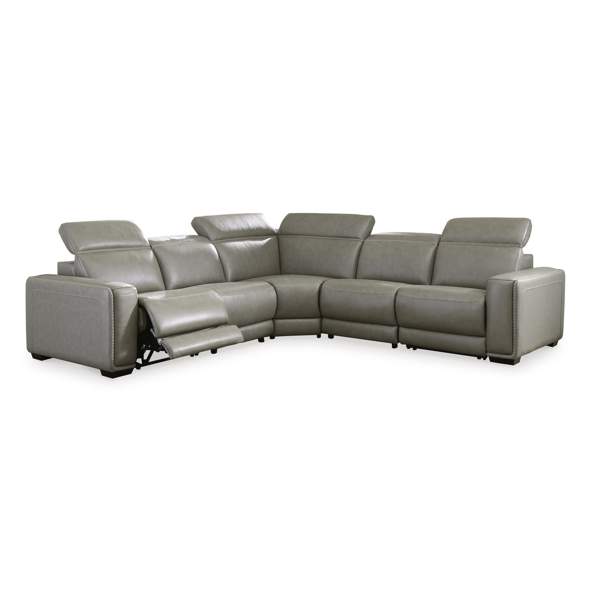 Correze Reclining Sectional - Select Living Furniture - Signature Design by Ashley® - CORREZE-4PC - Gray -4-Piece Power Reclining Sofa - Correze Reclining Sectional -