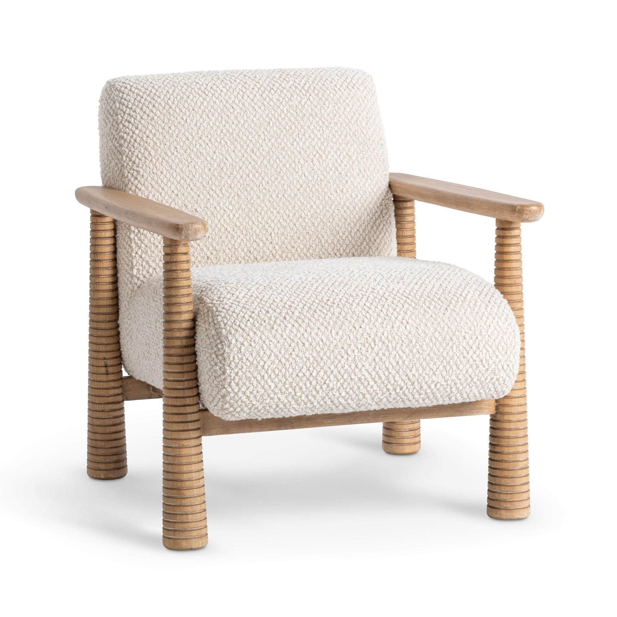 Caprice - Accent Chair - Light Beige / Natural