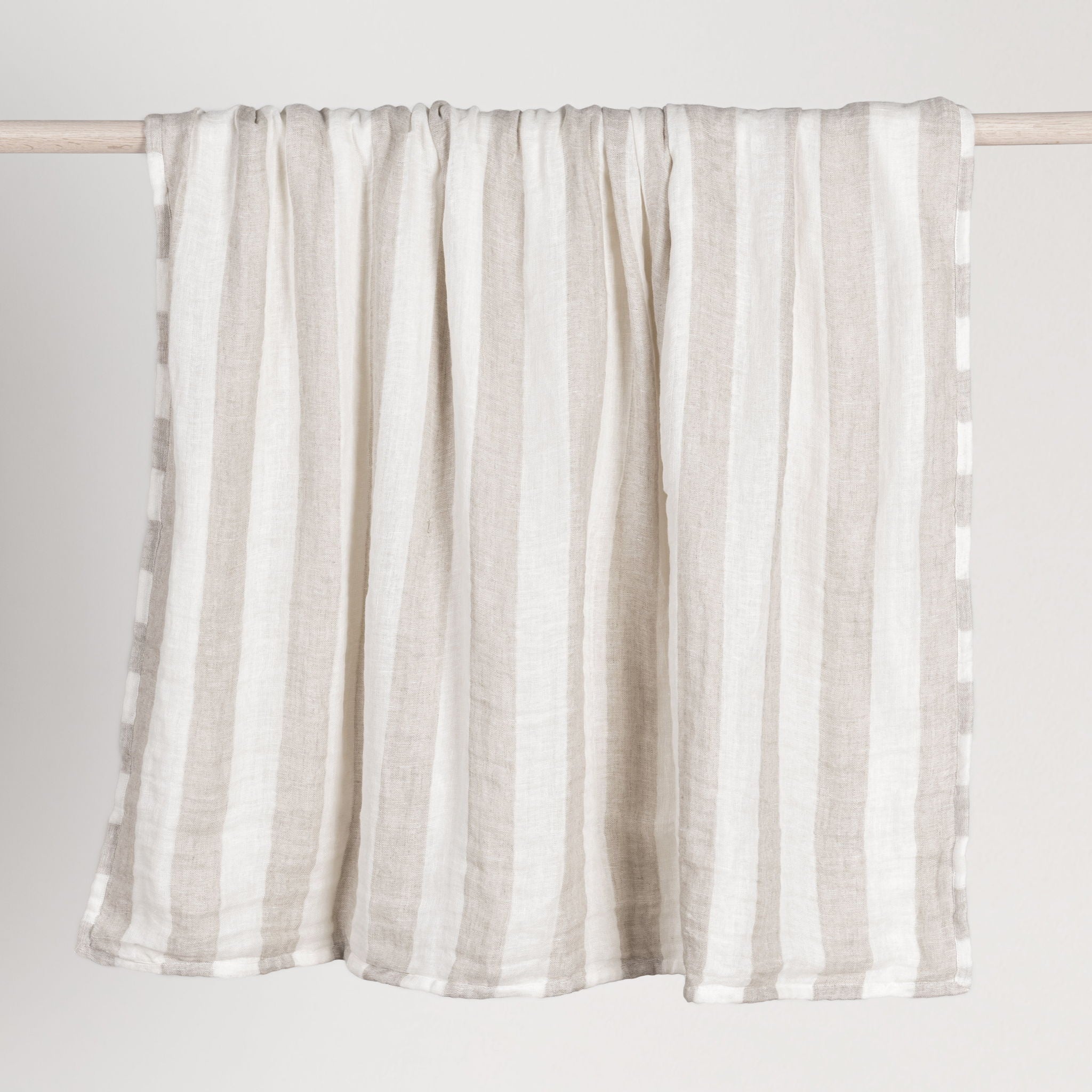 Throws - TC Atwater Throw - Ivory / Gray