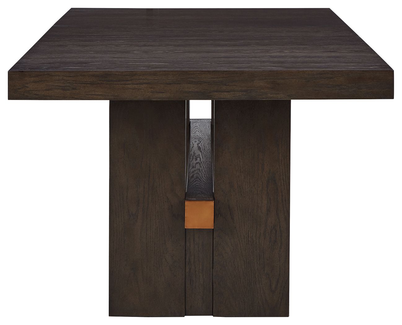 Burkhaus - Rectangular Dining Room Extension Table - Dark Brown