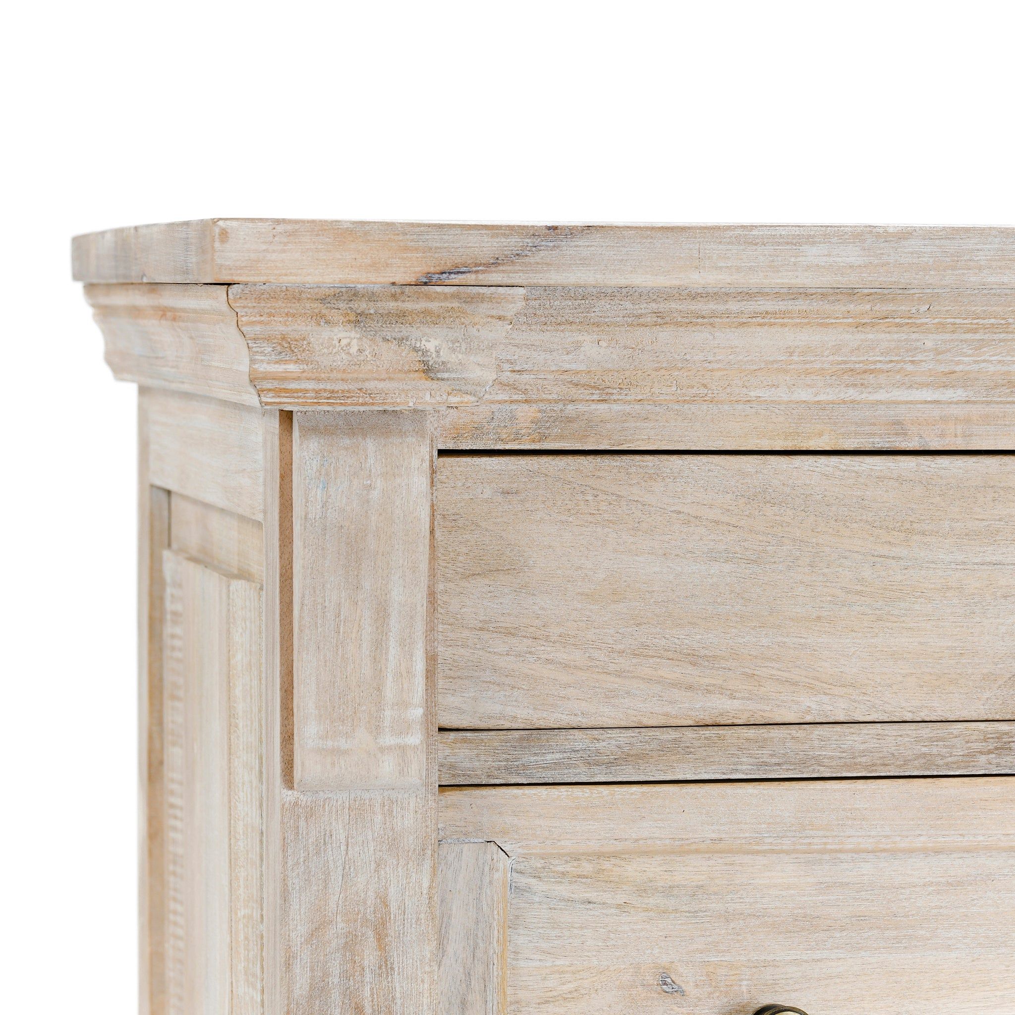 Adelaide - 6 Drawer Chest - Natural Cream Wash