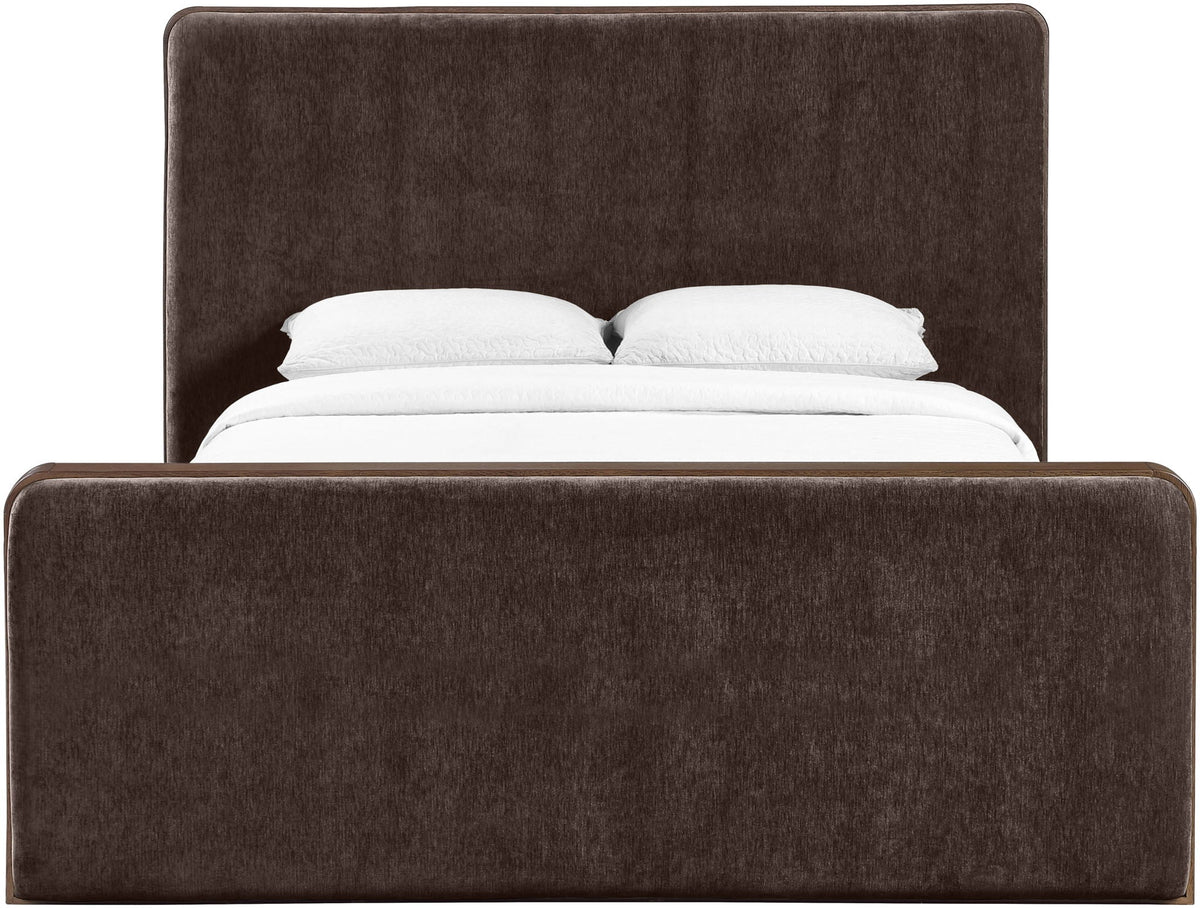 Dalton - Fabric Bed - Select Living Furniture - Upholstered Beds - Meridian Furniture - DaltonGreen-Q - Dark Green -Queen - Dalton - Fabric Bed -