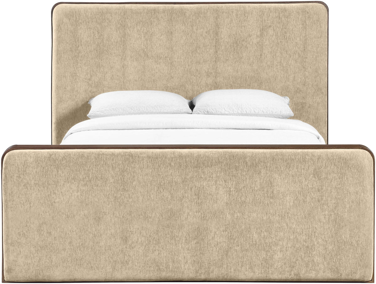 Dalton - Fabric Bed - Select Living Furniture - Upholstered Beds - Meridian Furniture - DaltonGreen-Q - Dark Green -Queen - Dalton - Fabric Bed -