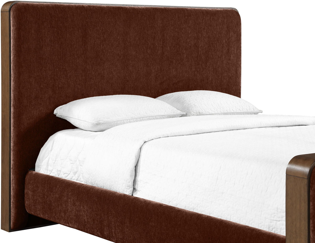 Dalton - Fabric Bed - Select Living Furniture - Upholstered Beds - Meridian Furniture - DaltonGreen-Q - Dark Green -Queen - Dalton - Fabric Bed -