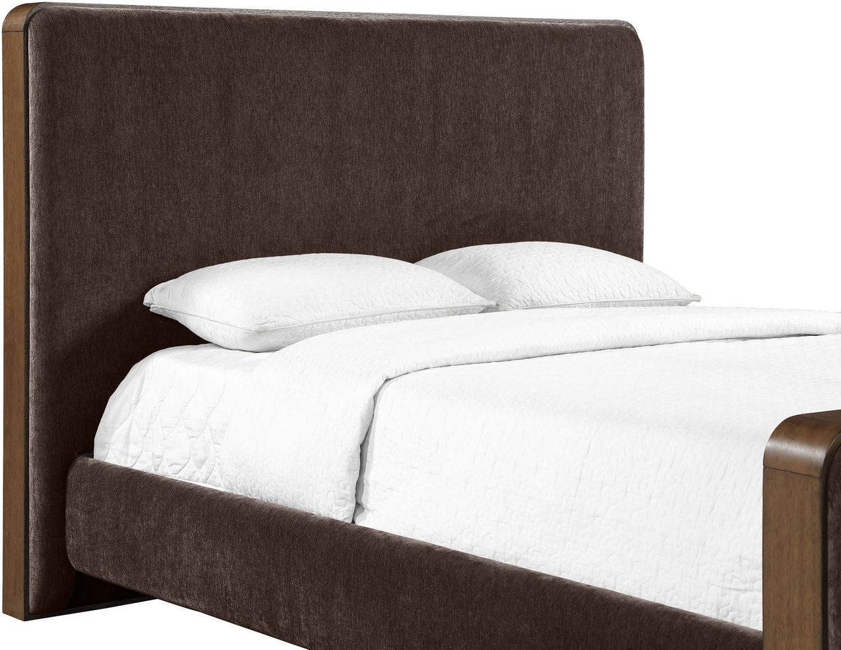 Dalton - Fabric Bed - Select Living Furniture - Upholstered Beds - Meridian Furniture - DaltonGreen-Q - Dark Green -Queen - Dalton - Fabric Bed -