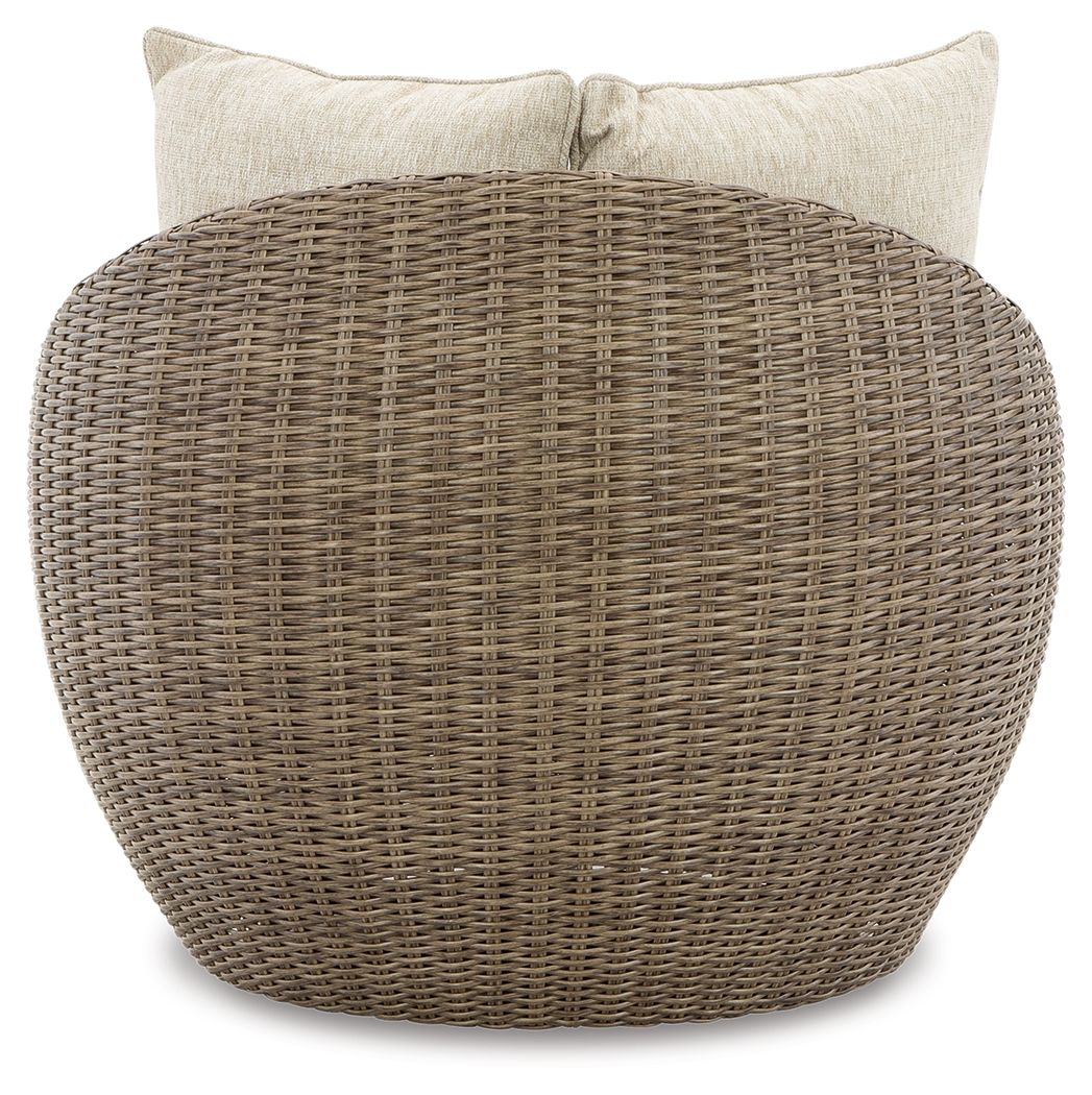 Danson - Swivel Lounge w/Cushion (Set of 2) - Beige - Select Living Furniture - Chair Sets - Signature Design by Ashley® - P505-821 - Danson - Swivel Lounge w/Cushion (Set of 2) - Beige -