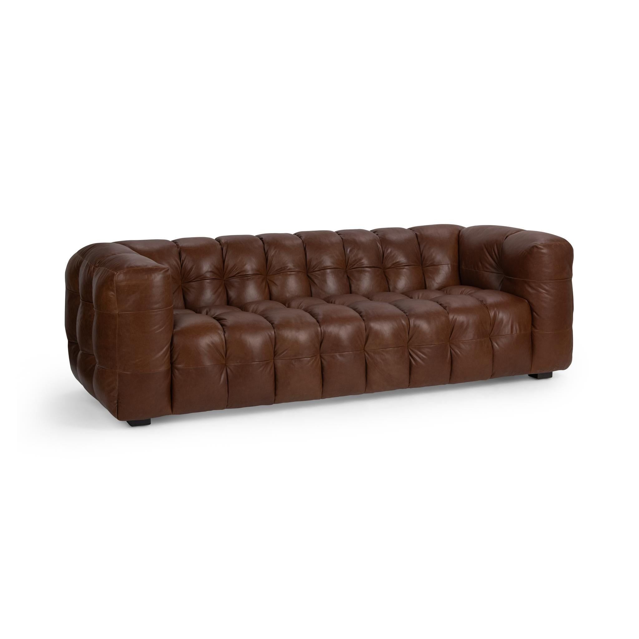 Halston - Sofa - Chestnut Elite