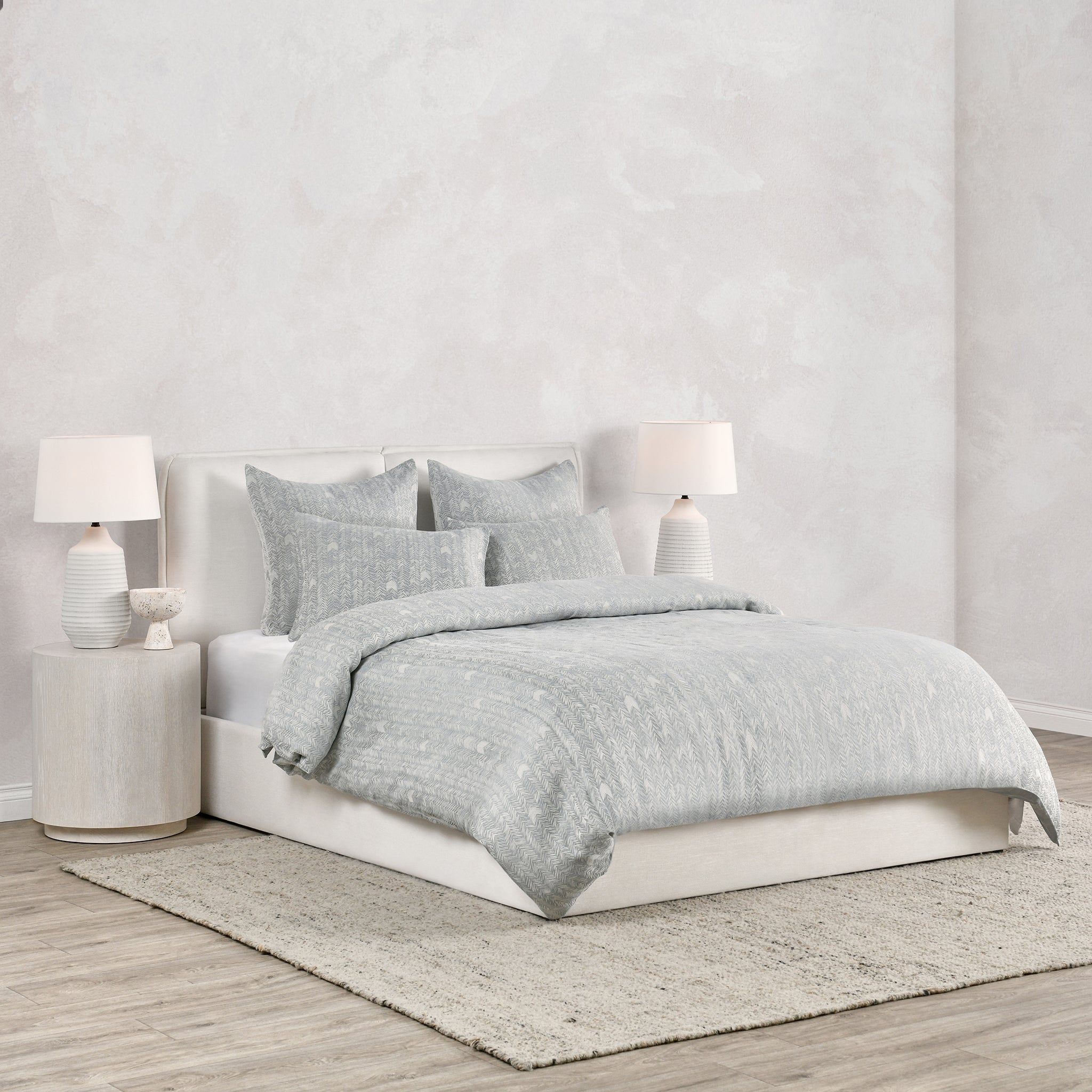 French Herringbone - 3 Piece Duvet Set